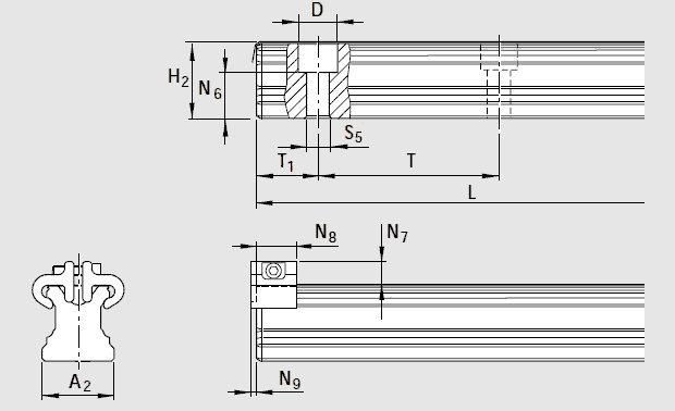 力士樂導軌R160523431圖紙